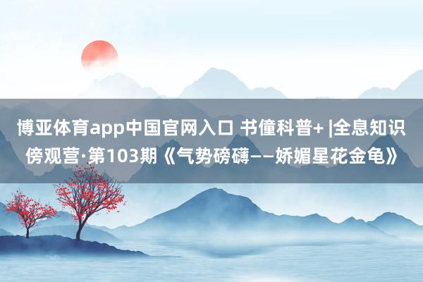 博亚体育app中国官网入口 书僮科普+ |全息知识傍观营·第103期《气势磅礴——娇媚星花金龟》
